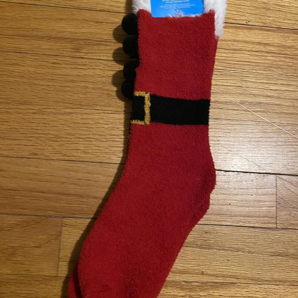 American Eagle Santa Christmas Holiday Crew Socks Women's One Size NWT